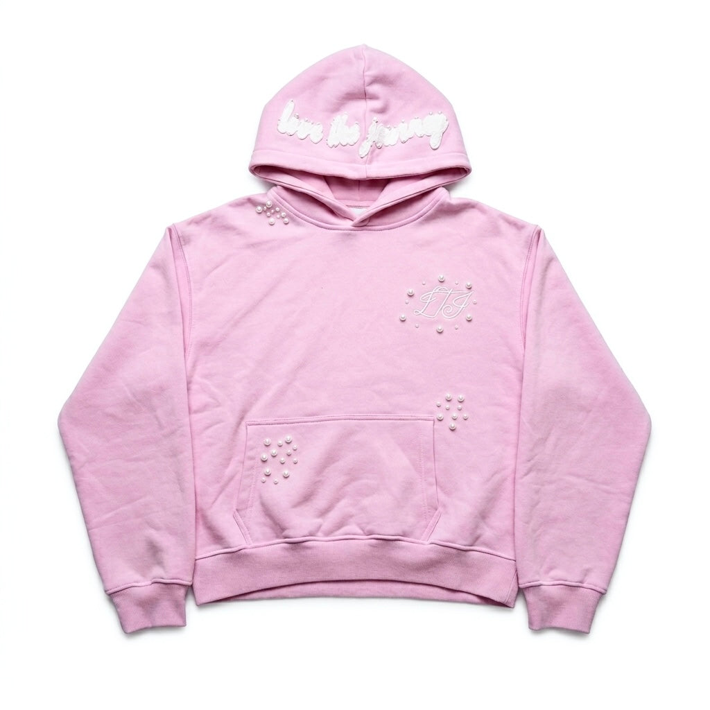pink LTJ hoodie